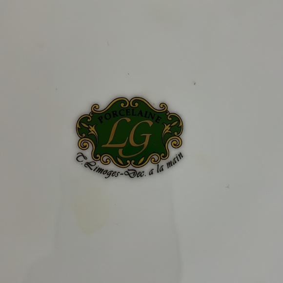 🇫🇷 Large Limoges gold plated plate (12’’) - Picture 3 of 5